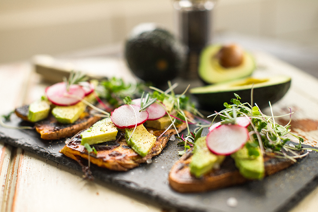 Grilled Sweet Potato and Avocado Recipe Foreman